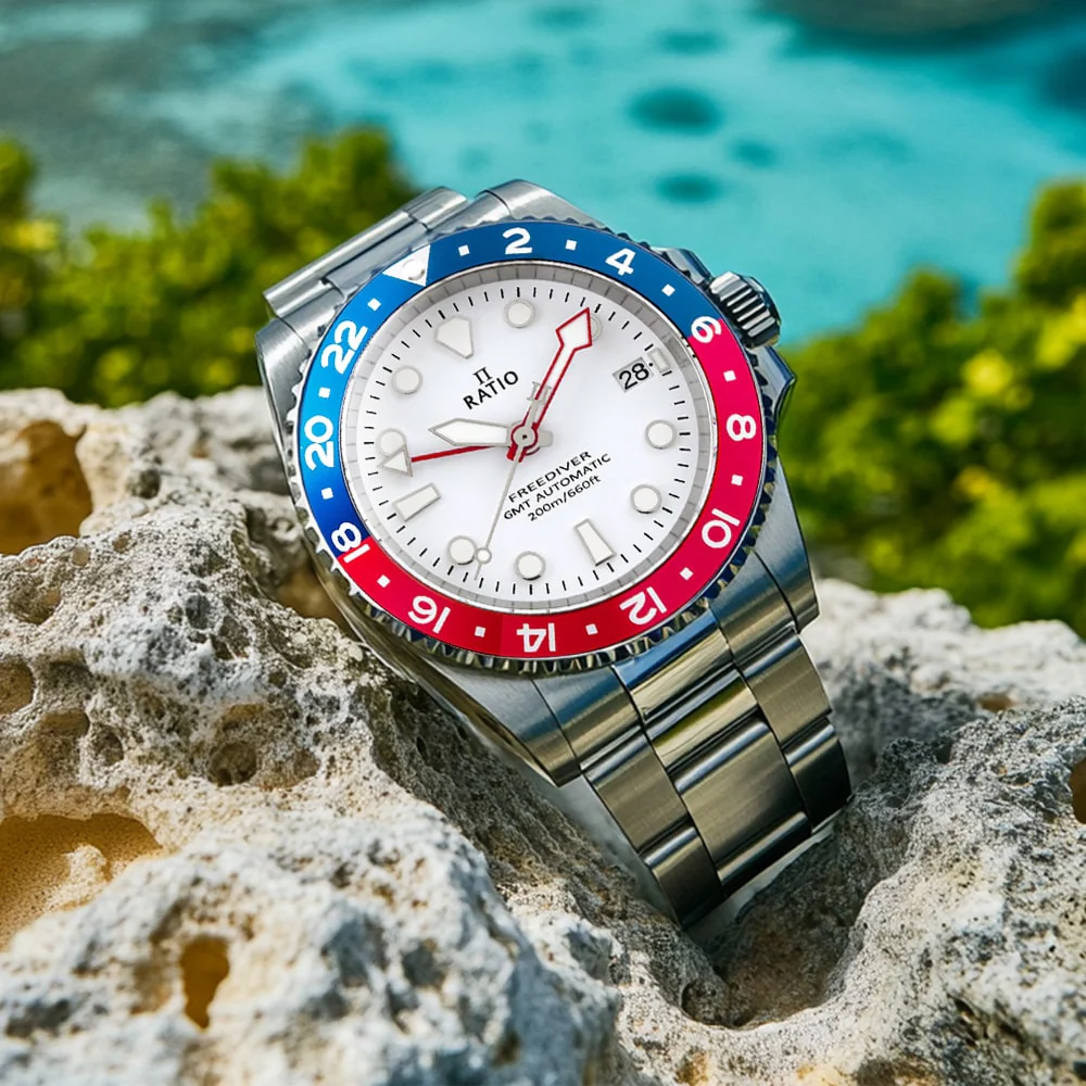Alpha gmt automatic watch shop